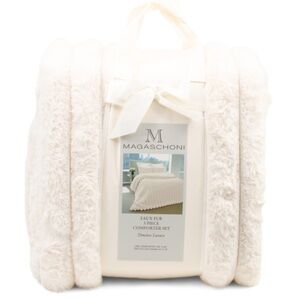 MAGASCHONI Faux Fur Luxury Comforter Set